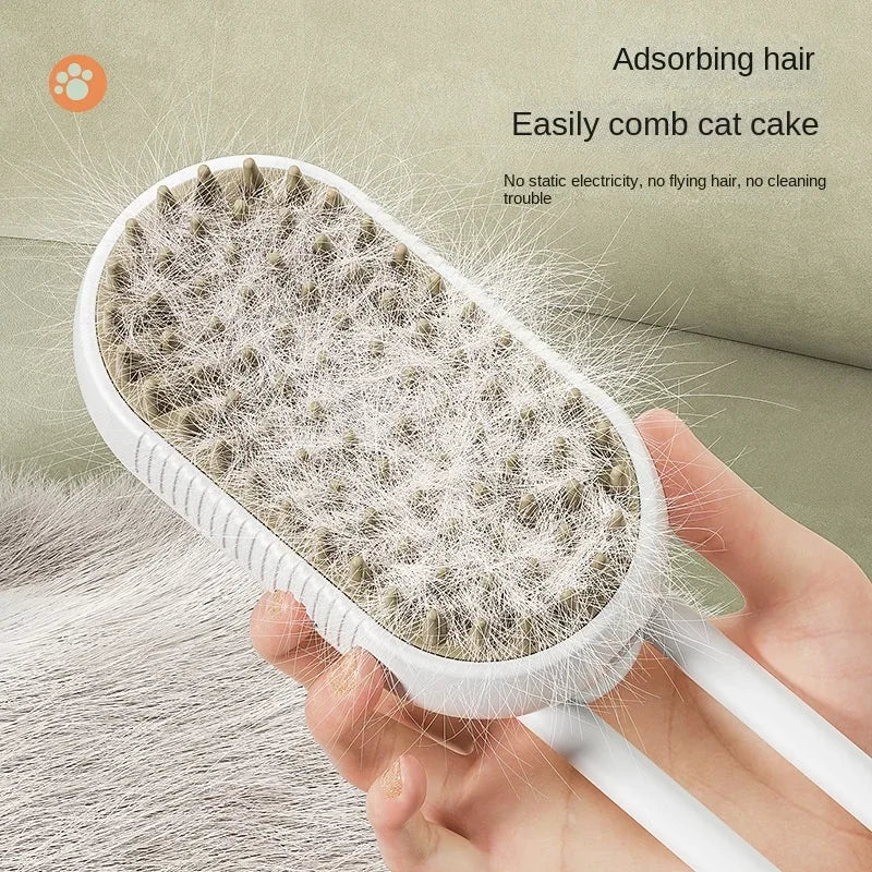 Brosse électrique 3-en-1 – Massage, toilettage et nettoyage