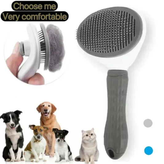 Brosse Anti-Nœuds Autonettoyante – Poils & Sous-Poils