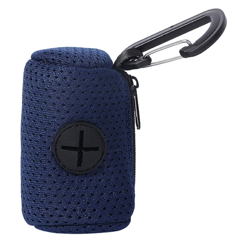 Distributeur de Sacs à Crottes avec Mousqueton – Compact et Hygiénique