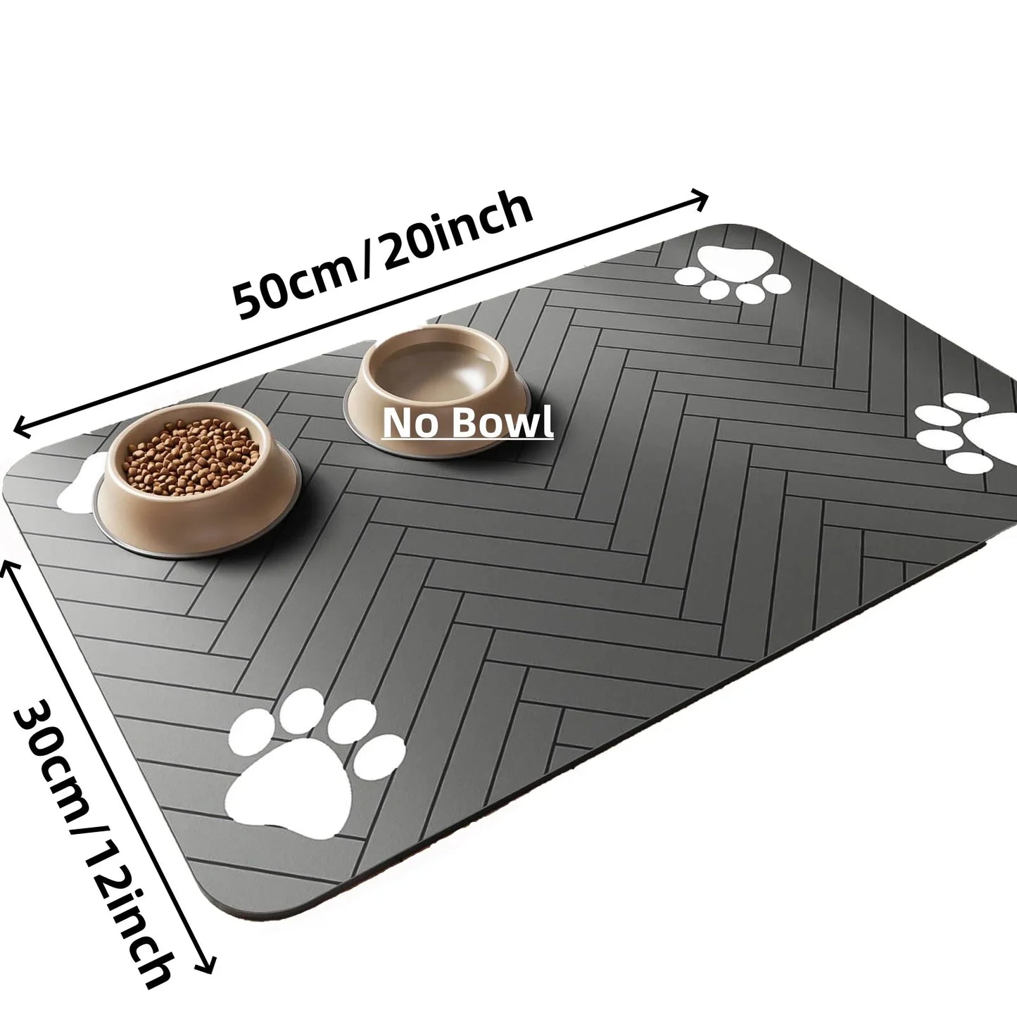 Tapis Absorbant pour Nourriture & Eau – Antidérapant & Imperméable