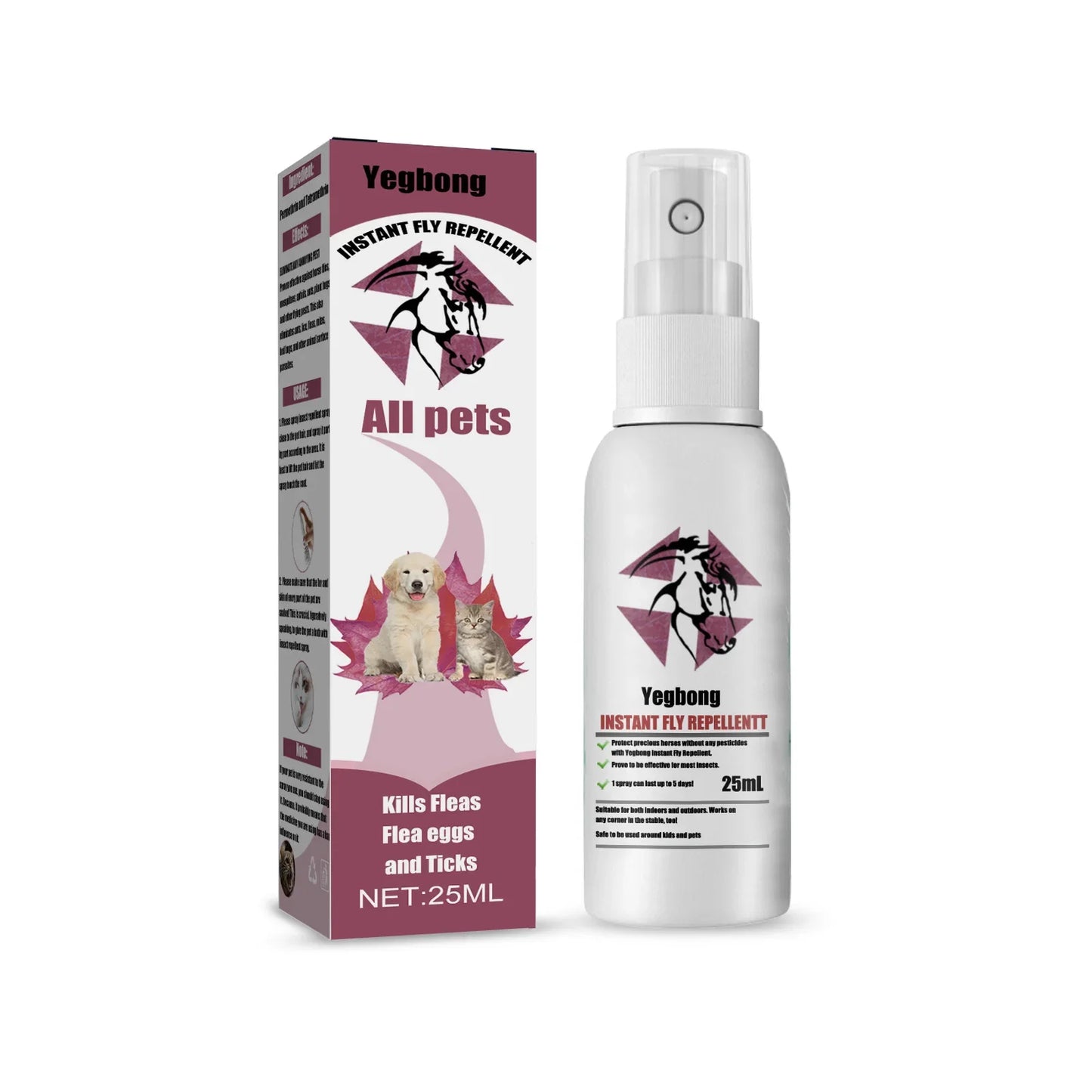 Spray Anti-Puces et Moustiques – Soin Répulsif Naturel