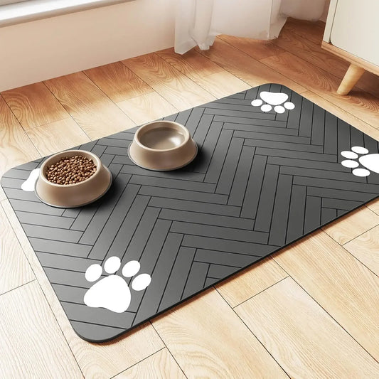 Tapis Absorbant pour Nourriture & Eau – Antidérapant & Imperméable