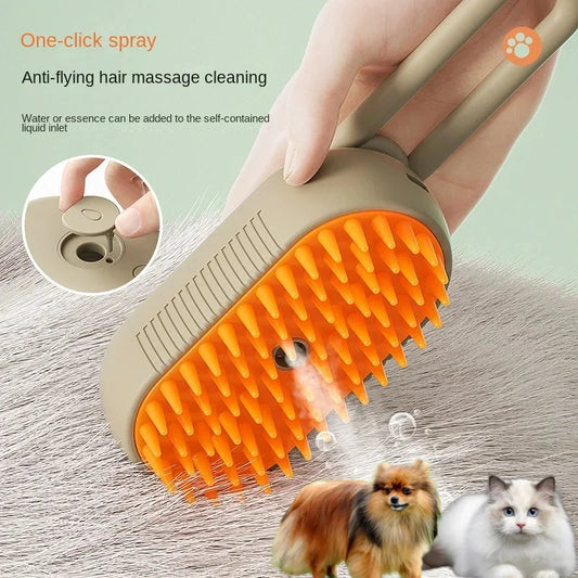 Brosse électrique 3-en-1 – Massage, toilettage et nettoyage