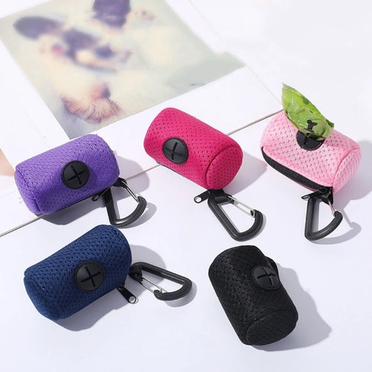 Distributeur de Sacs à Crottes avec Mousqueton – Compact et Hygiénique