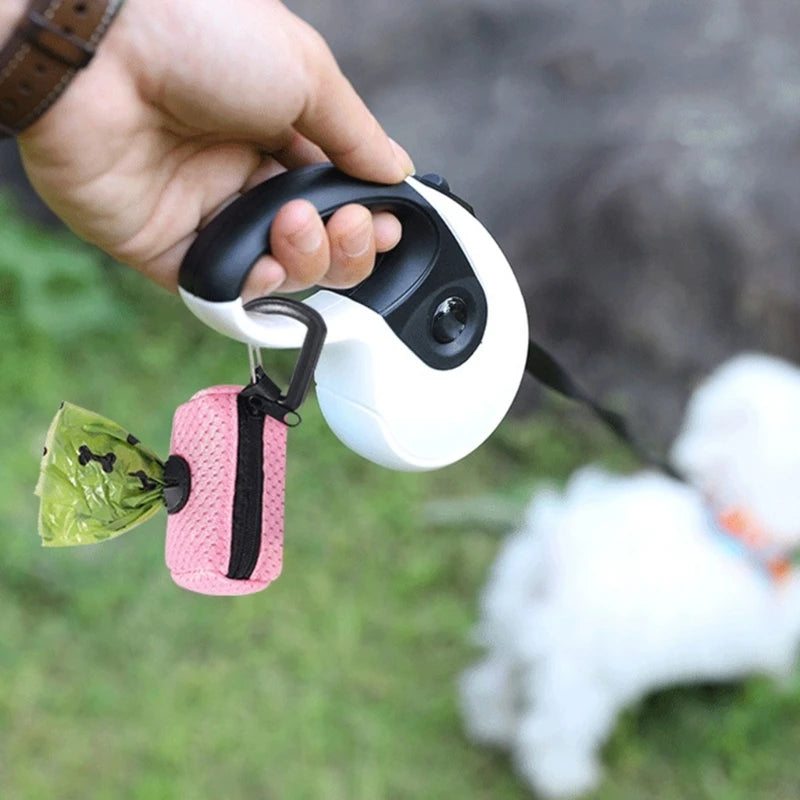 Distributeur de Sacs à Crottes avec Mousqueton – Compact et Hygiénique