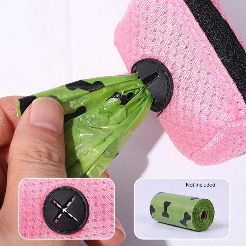 Distributeur de Sacs à Crottes avec Mousqueton – Compact et Hygiénique